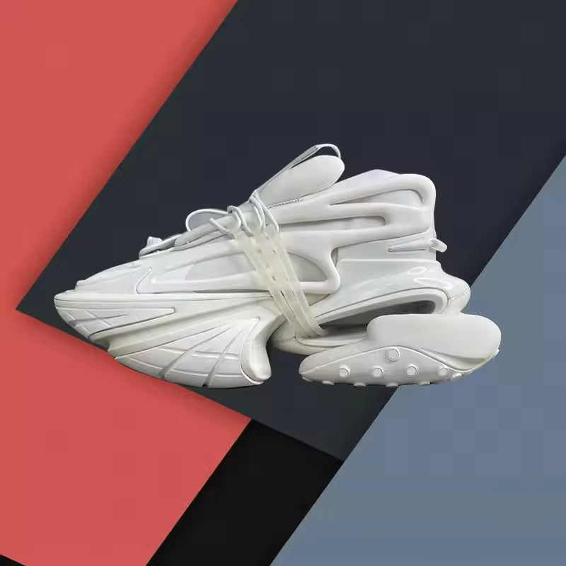 Futuristic Couple Chunky Sports Sneakers