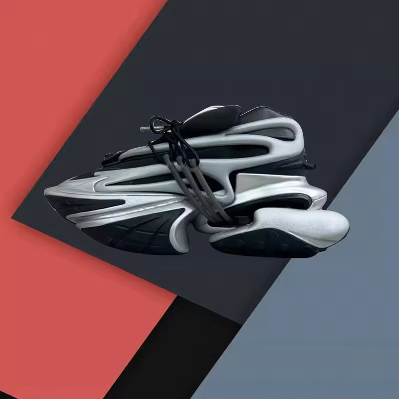 Futuristic Couple Chunky Sports Sneakers