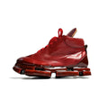 Futuristic Chunky Sole High-Top Leather Boots